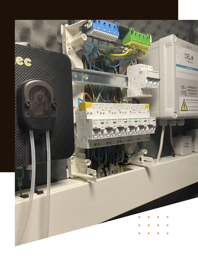 Électricien GBG SA réalisant une mise en conformité électrique